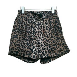 Kill Crew Muay Thai Mid Thigh Cut Leopard Shorts Women’s Size M